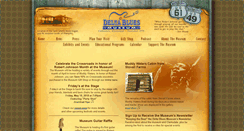 Desktop Screenshot of deltabluesmuseum.org